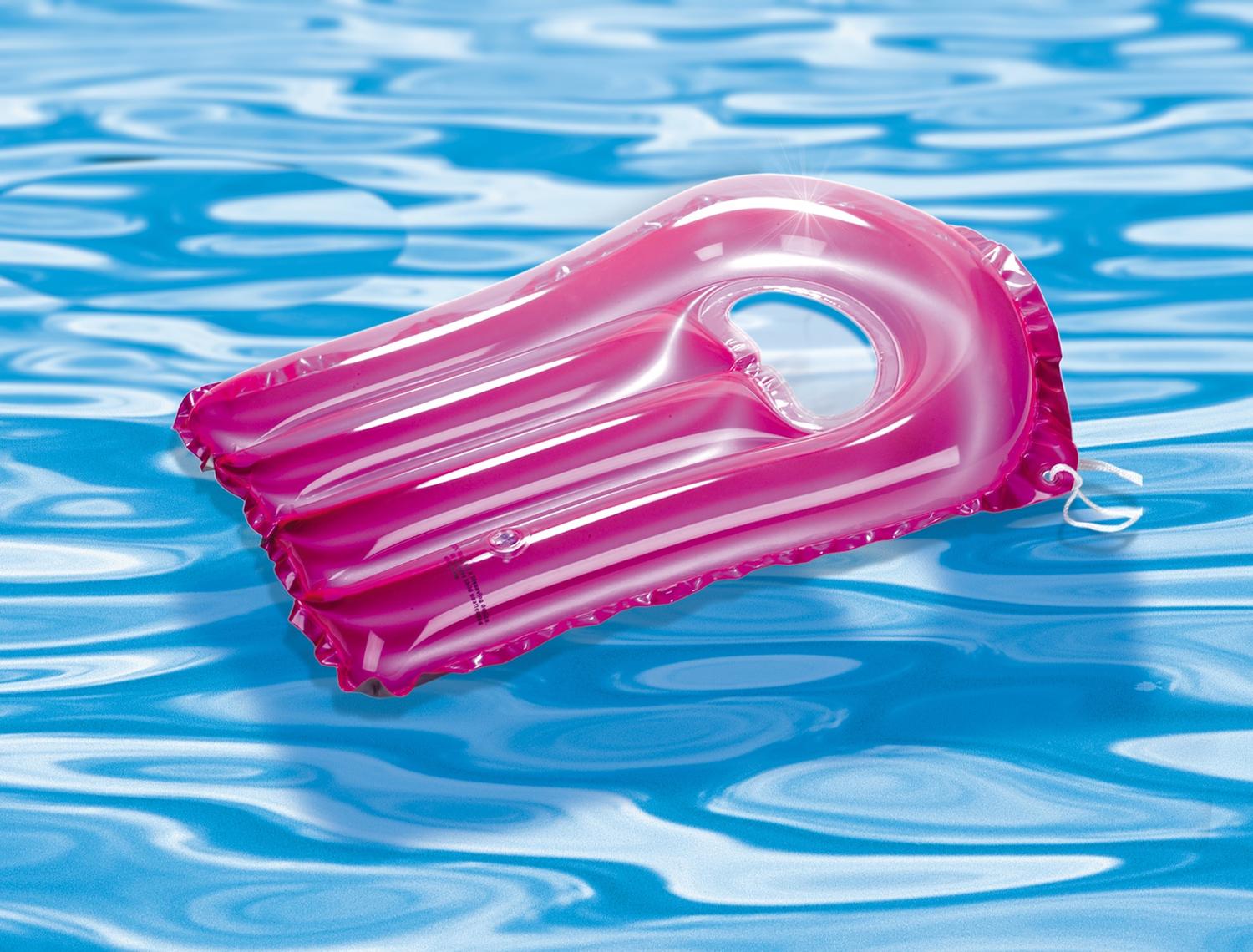 Swim Central Pink Metallic Surf Rider Inflatable Pool Float For Ages