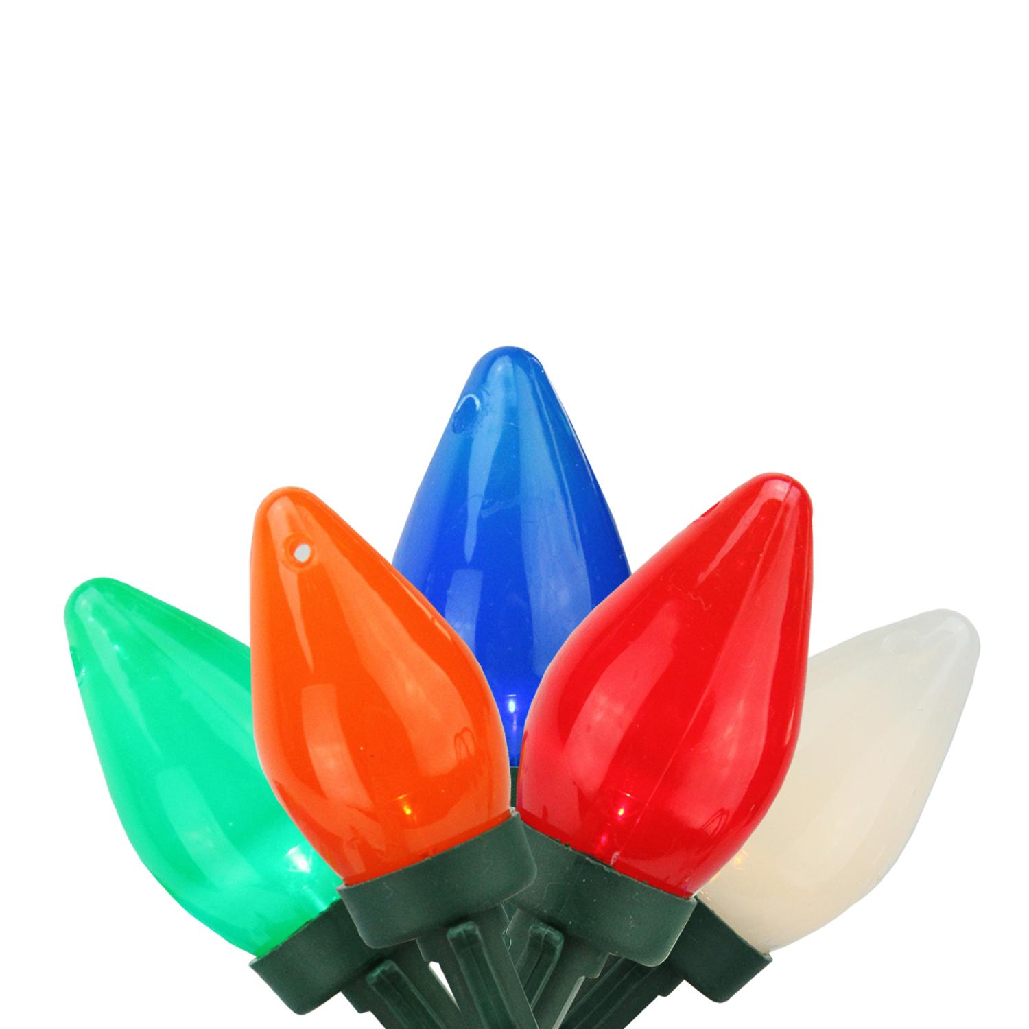set of 50 opaque multi color led c7 christmas lights 5 set of 50 opaque multi color led c7 christmas lights 5