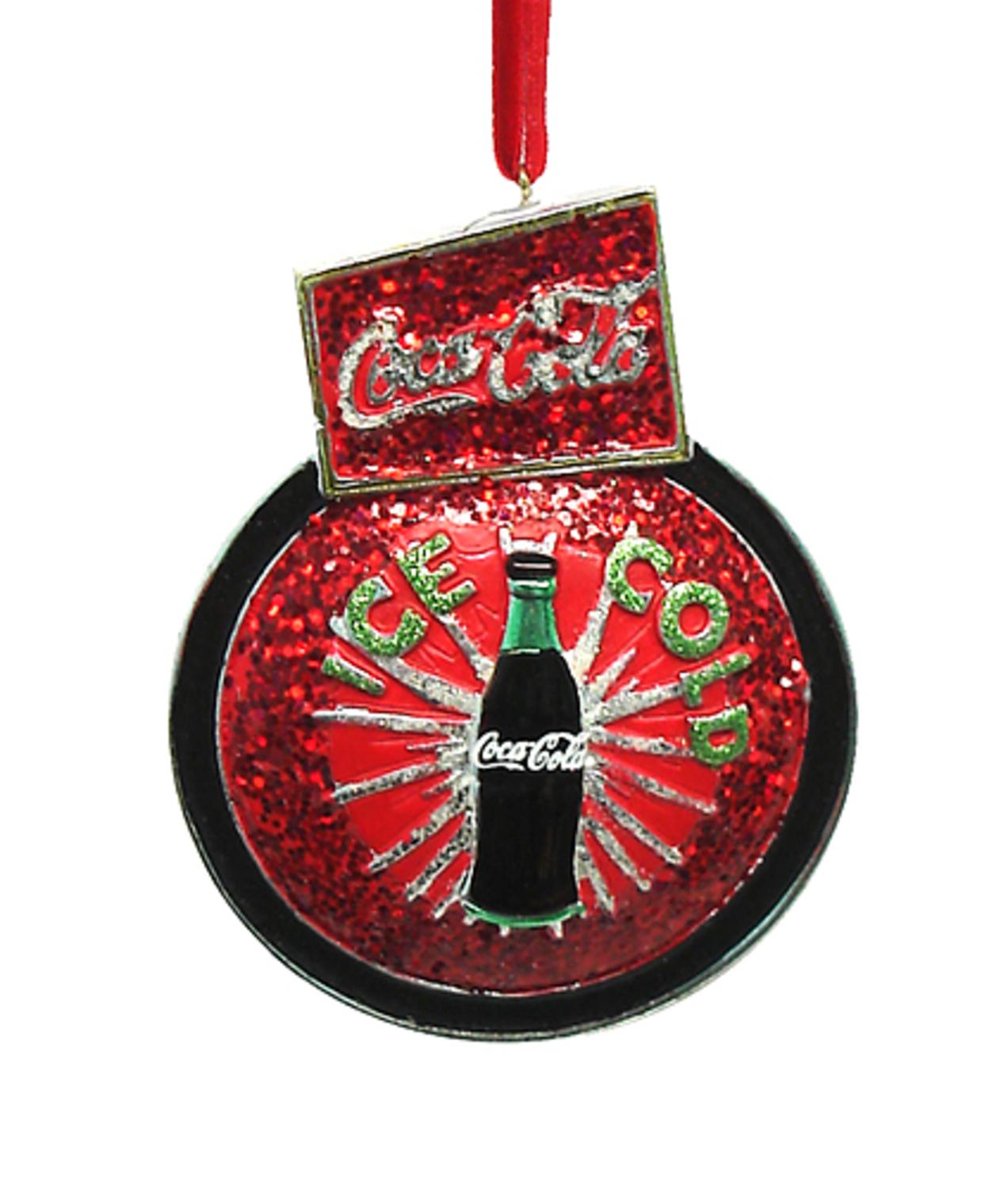 ice cold coca cola sign board christmas ornament ebay ice cold coca cola sign board christmas ornament ebay